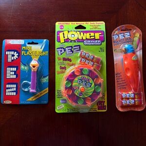 Lot of Three Vintage PEZ Toys, NIP
